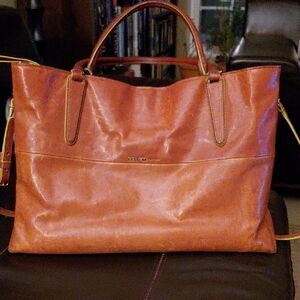 Coach Women's Vibrant Oran Leather Tote